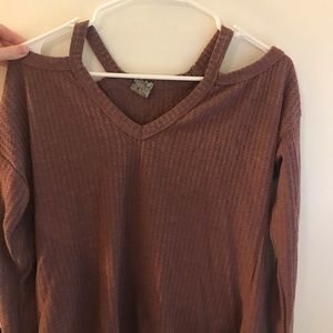 Off the shoulder shirt. Barely worn.